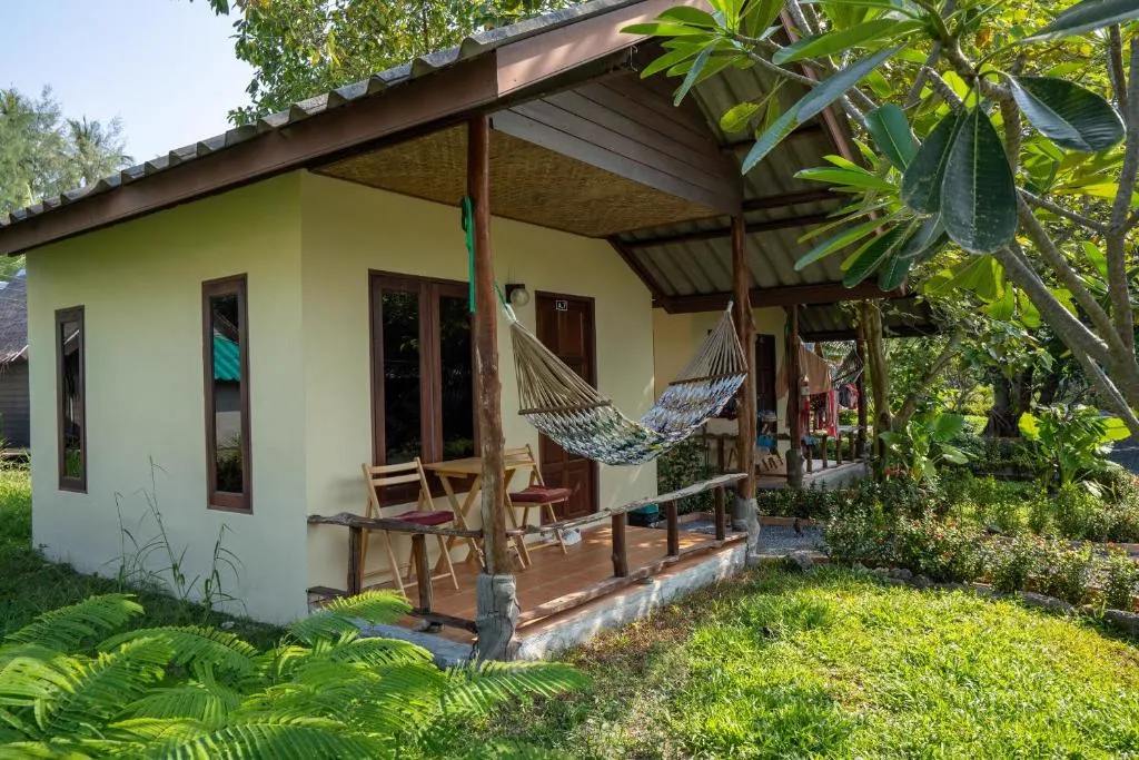 Spacious superior bungalow with private porch and hammock at Isara Lanta Koh Lanta